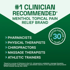 Biofreeze Pain Relief Roll-On, Back Knee Muscle Joint Arthritis Pain Relievers, Menthol, 2.5 oz