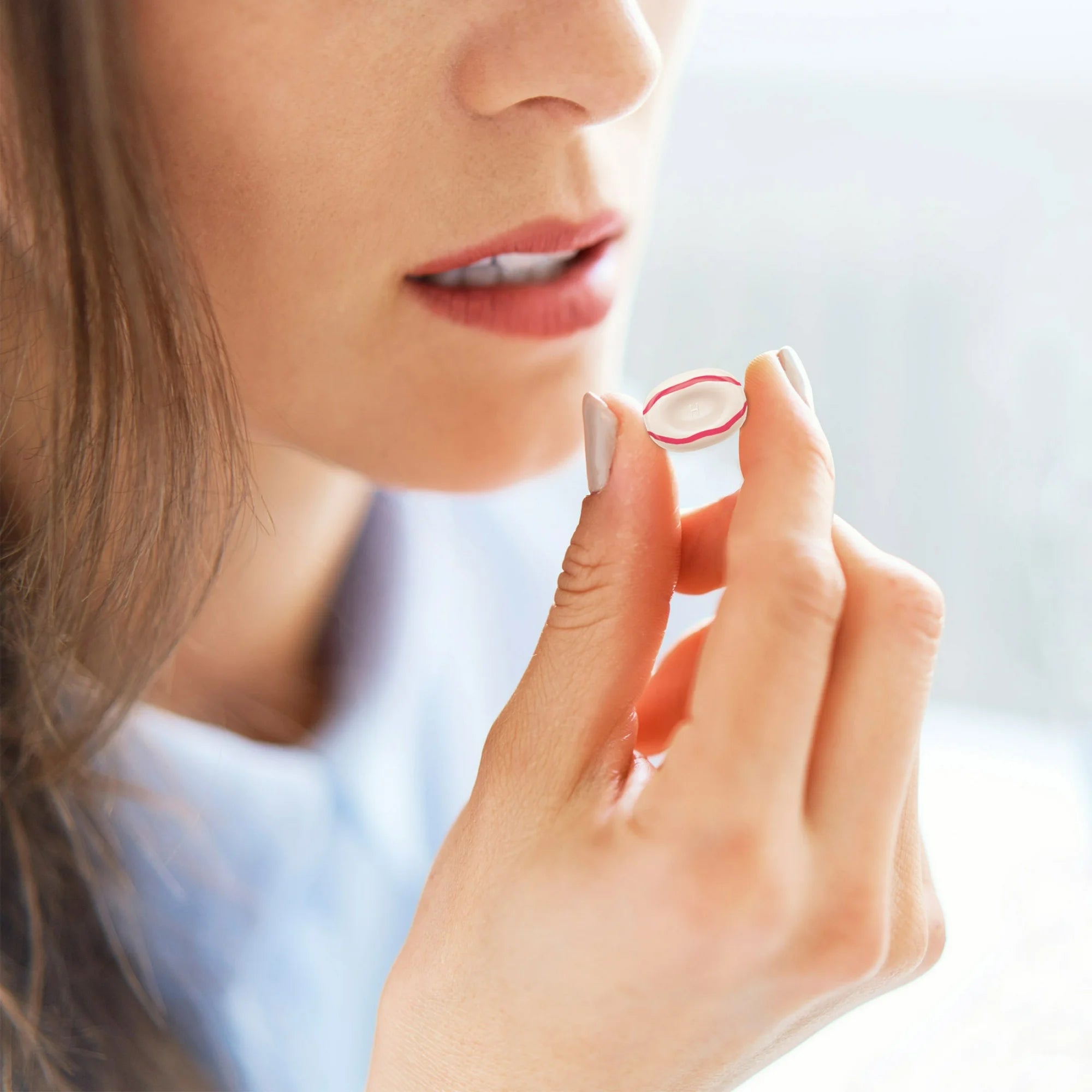 HALLS Throat Soothing (Previously HALLS Breezers) Creamy Strawberry Throat Drops, 25 Drops