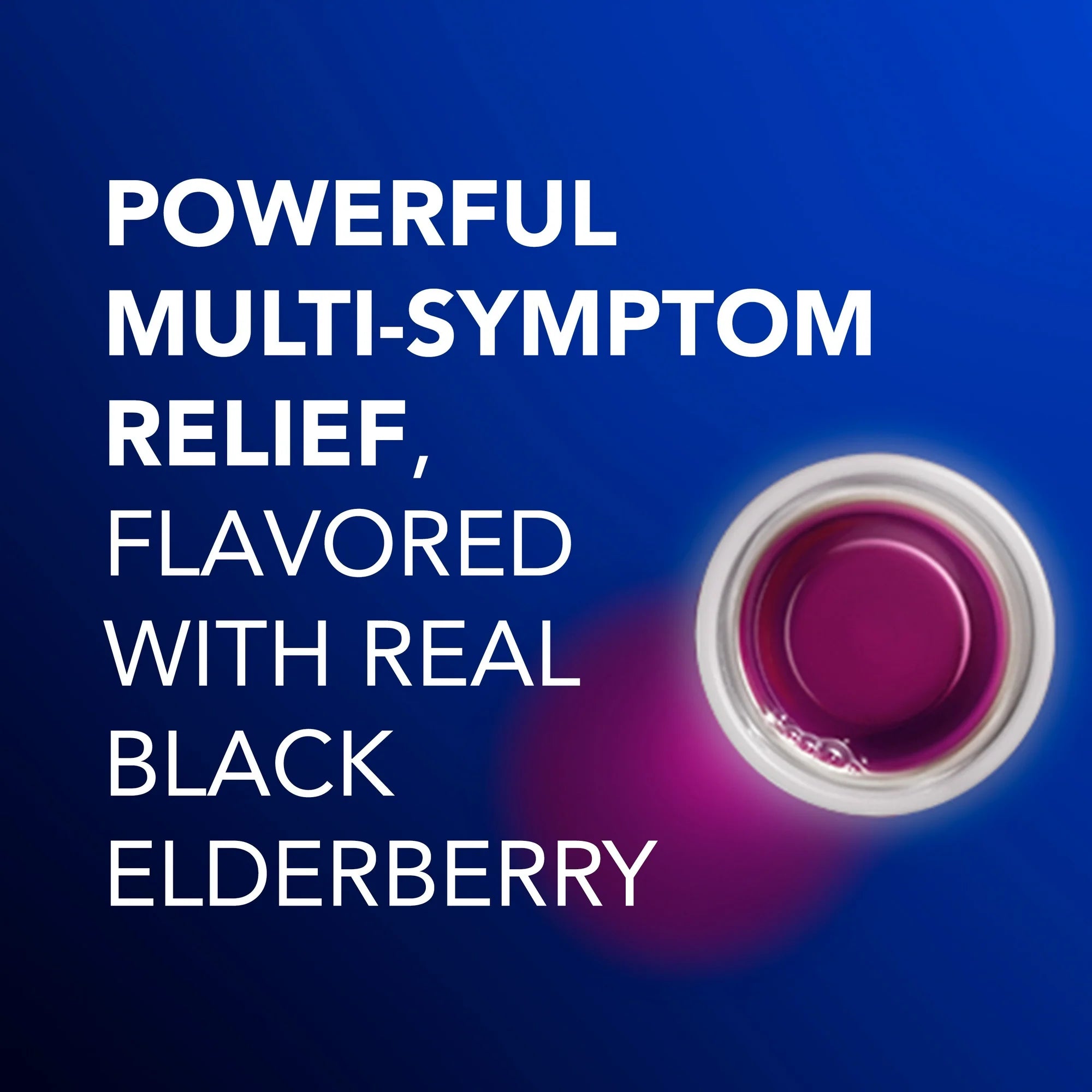 Vicks NyQuil Cold and Flu Liquid, Nighttime Cold and Flu Medicine for Adults, Elderberry, 12 Fl oz