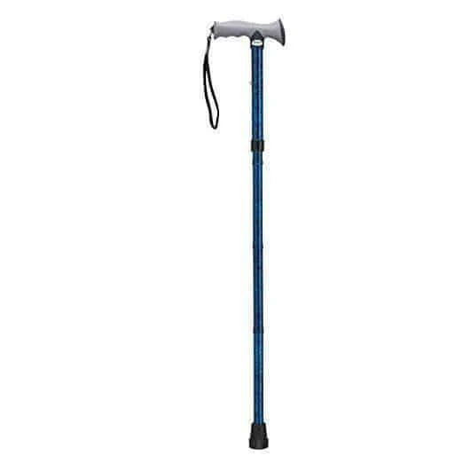 Drive Medical Aluminum Folding Canes with Gel Grip, Height Adjustable