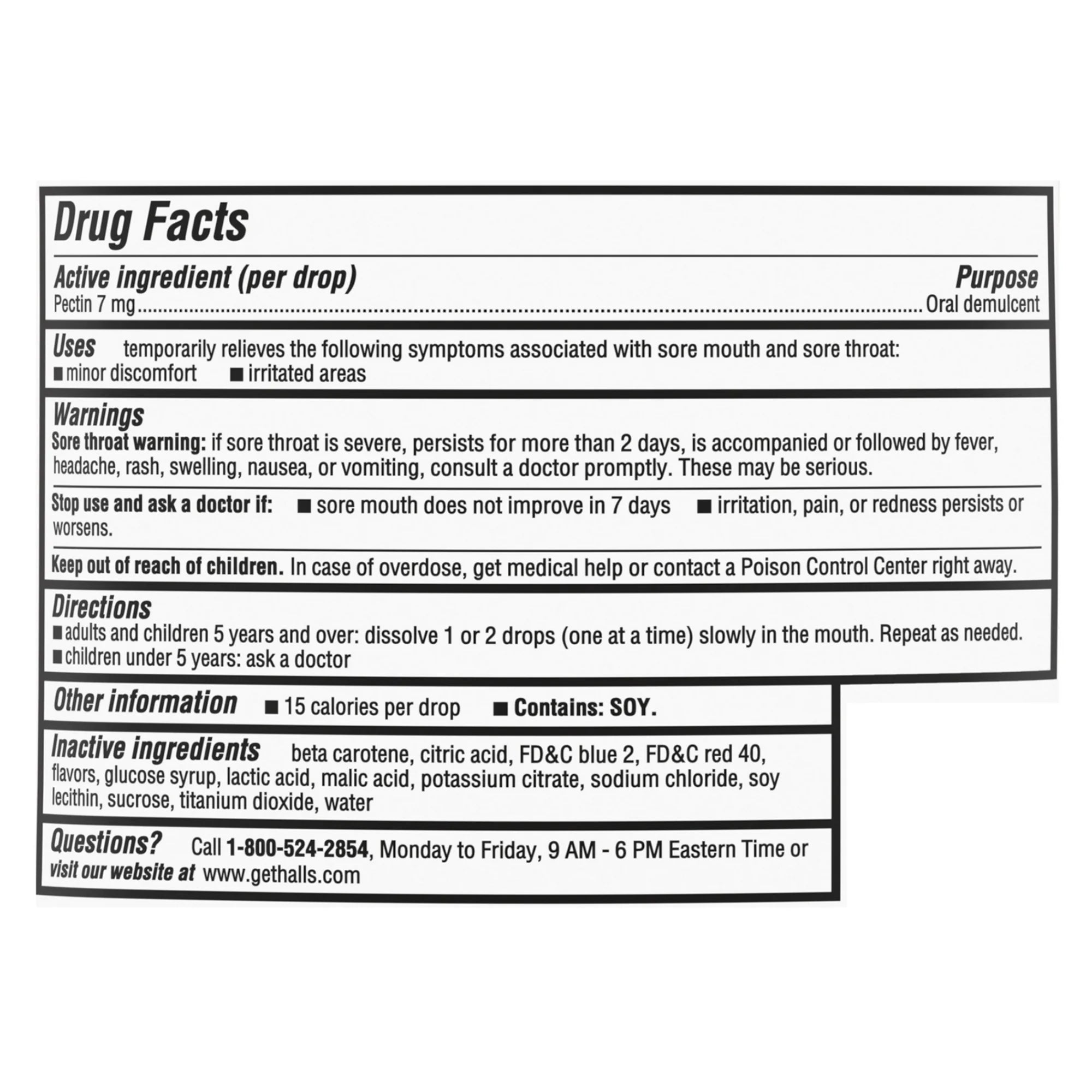HALLS Throat Soothing (Previously HALLS Breezers) Creamy Strawberry Throat Drops, 25 Drops