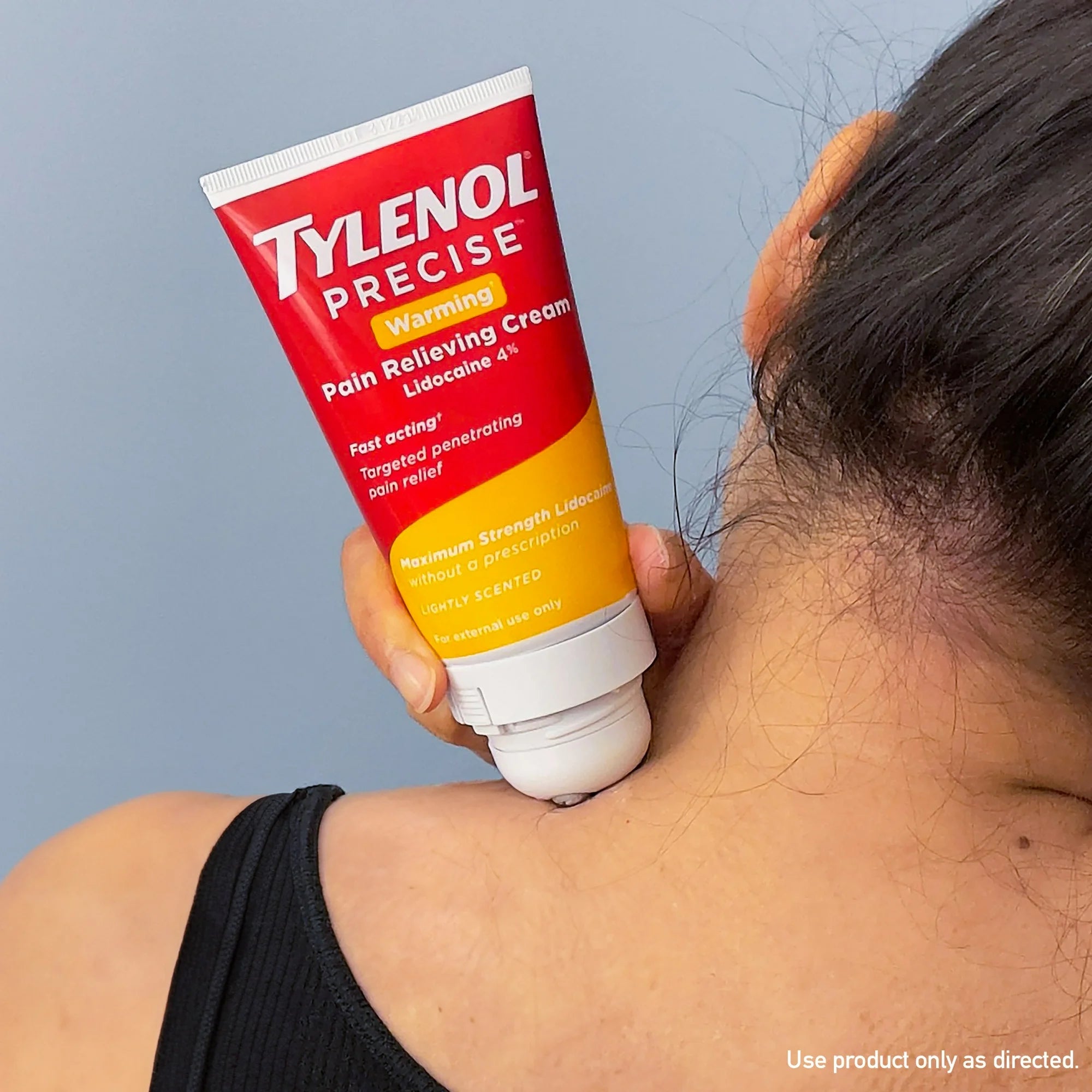 Tylenol Precise Warming Pain Relief Lidocaine Cream, Light Scent, 4 oz