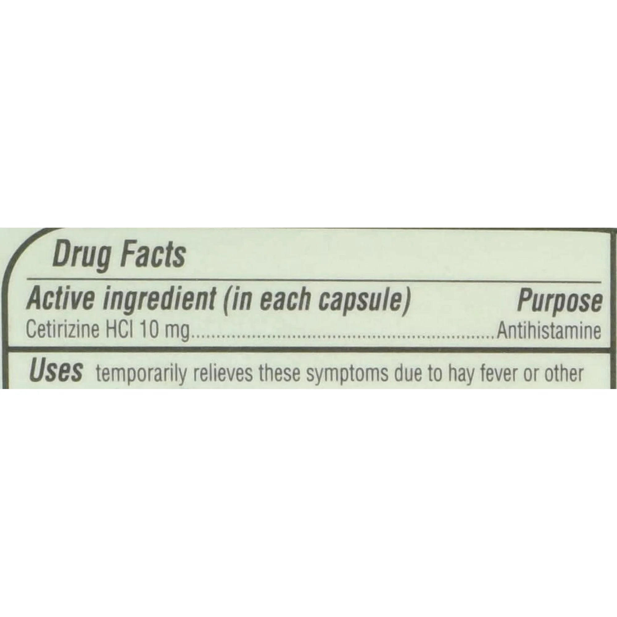 Zyrtec Allergy 10 mg Liquid Gels 40 Liquid Gels