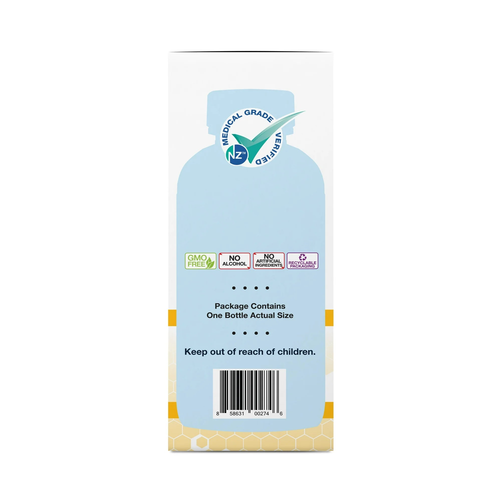ManukaGuard Kids Cough Syrup – Natural Daytime Honey Cough Syrup for Cough & Throat Relief, 4 fl oz