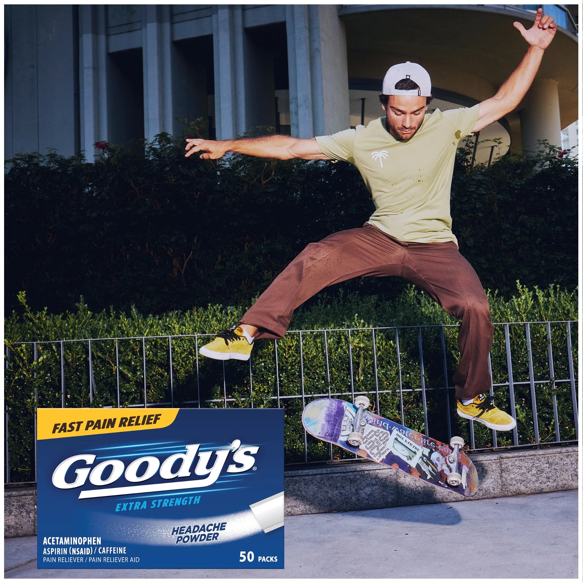 Goody's Extra Strength Headache Powder, 50 Powder Sticks