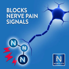 Nervive Nerve Care, Pain Relieving Roll On, Topical Pain Relief for Nerve Pain with Lidocaine and Menthol, 2.5 oz