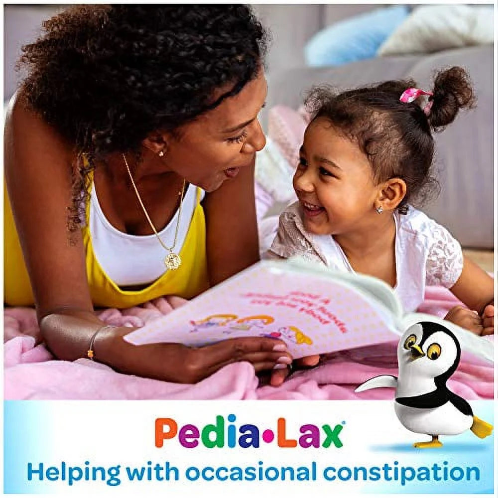 Pedia-Lax Laxative Liquid Glycerin Suppositories for Kids, Ages 2-5, 6 Count