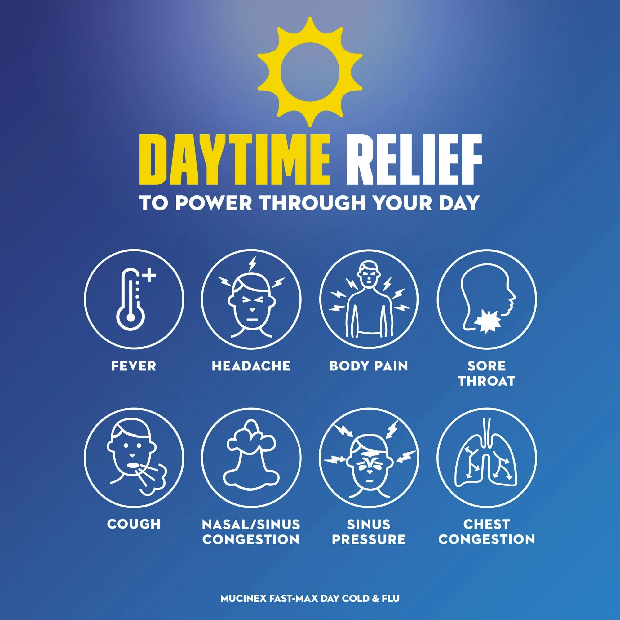 Mucinex Fast-Max Day Cold & Flu & Night Cold & Flu Medicine, OTC Cough Relief, 24 Liquid Gels