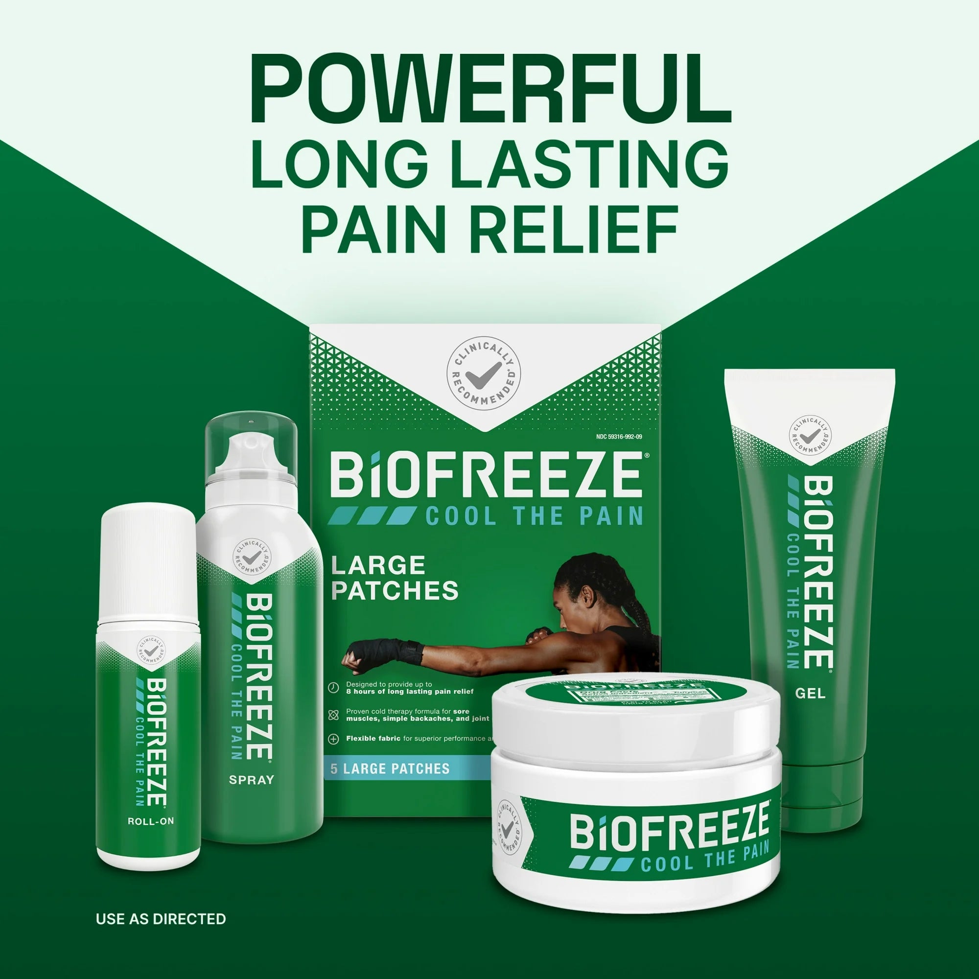 Biofreeze Pain Relief Roll-On, Back Knee Muscle Joint Arthritis Pain Relievers, Menthol, 2.5 oz