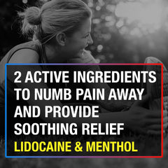 Icy Hot Max Topical Pain Reliever Dry Spray and Numbing Muscle Rub for Joint Pain Relief, 4% Lidocaine and 1% Menthol, 4 oz