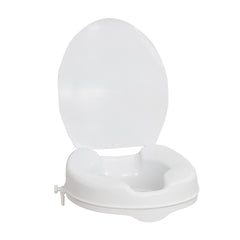 Drive Medical AquaSense Raised Toilet Seat with Lid