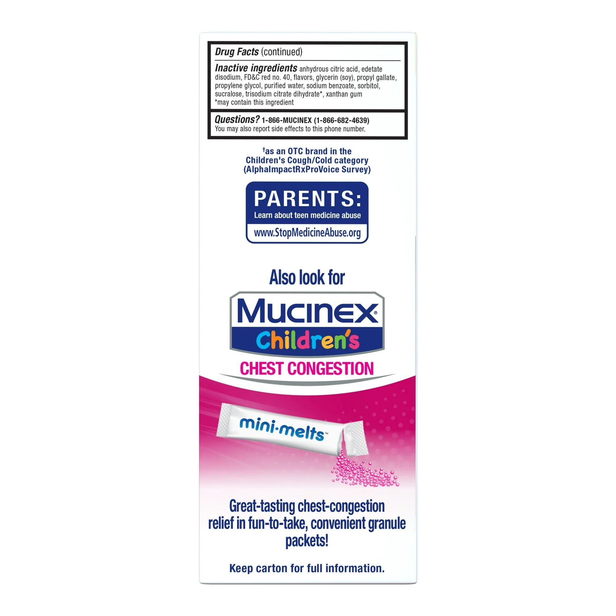 Mucinex Children's Cough & Congestion Medicine, Expectorant for Kids, Very Berry Flavor, 6.8 fl oz