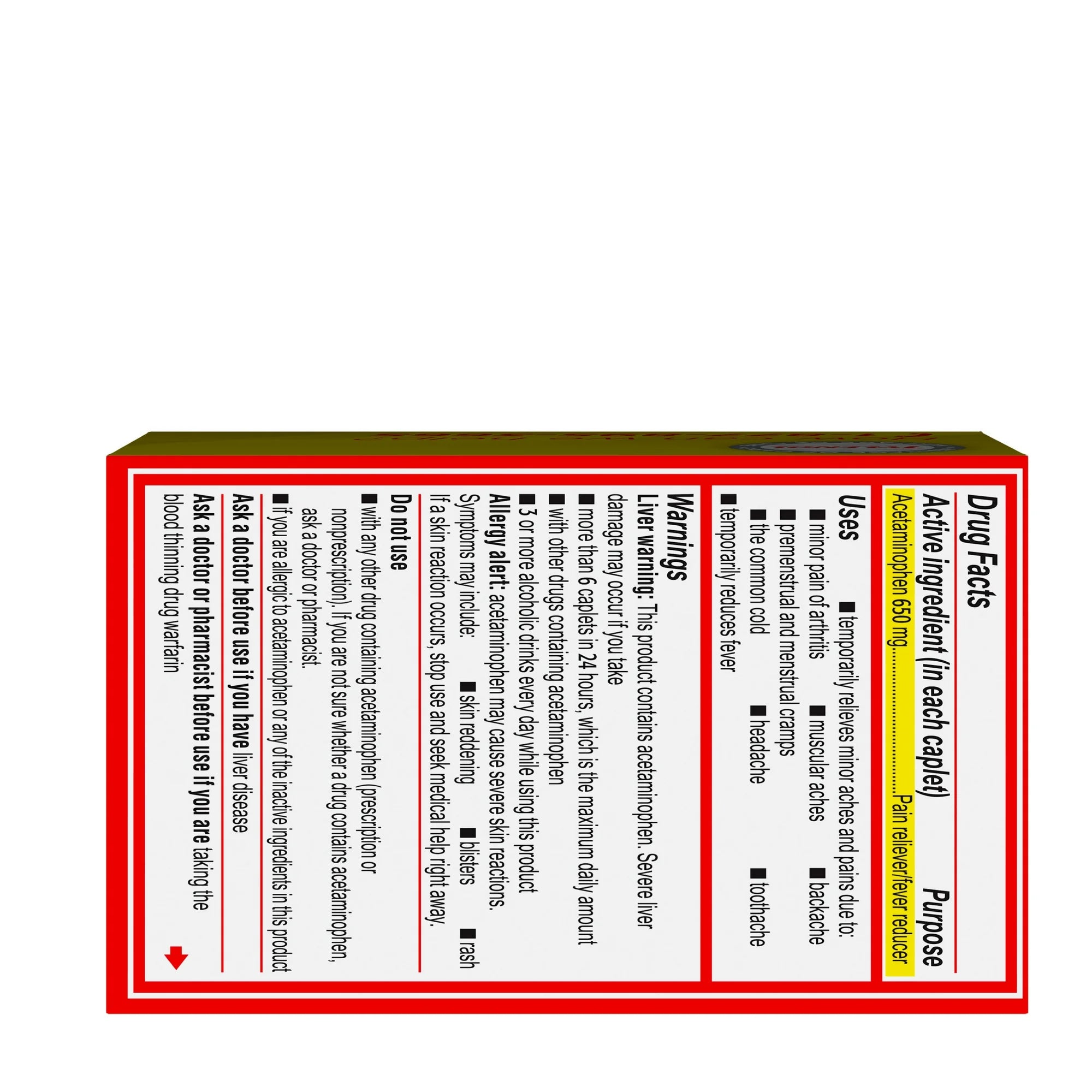 Tylenol 8 Hour Arthritis & Joint Pain Acetaminophen Caplets