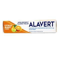 Alavert Allergy 24 Hour Relief, Citrus Burst Flavor, Orally Disintegrating Allergy Tablets, Non-drowsy Antihistamine, Loratadine
