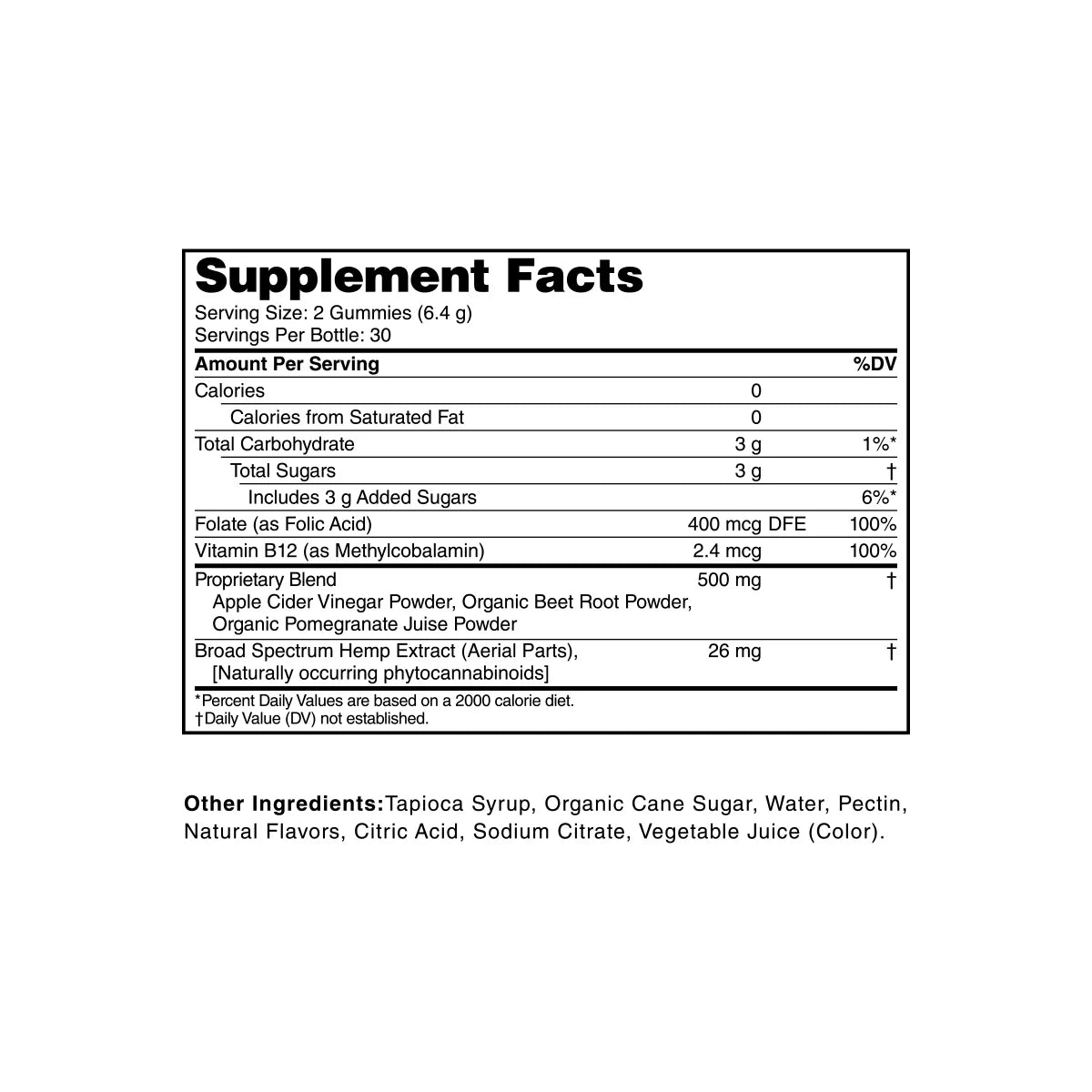 cbdMD Broad Spectrum CBD ACV Gummies