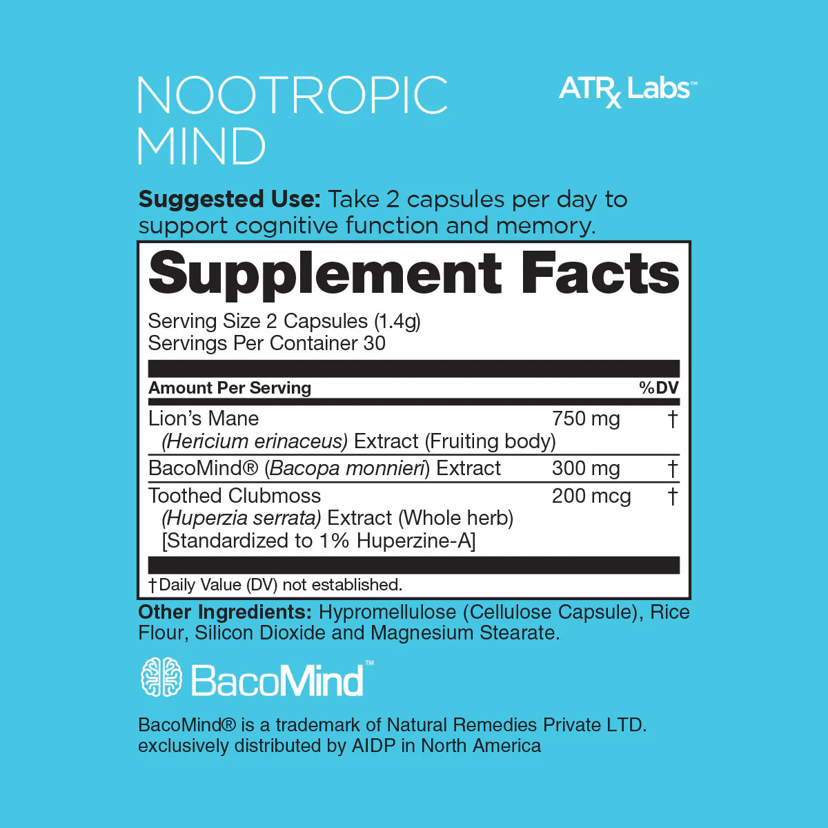 cbdMD Nootropic Mind: Memory & Cognition