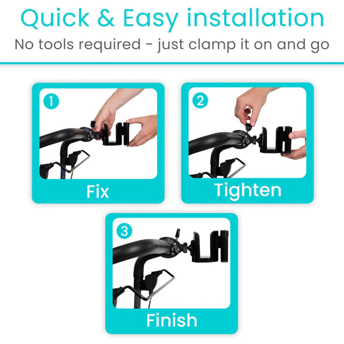 Vive Attachable Cup and Phone Holder