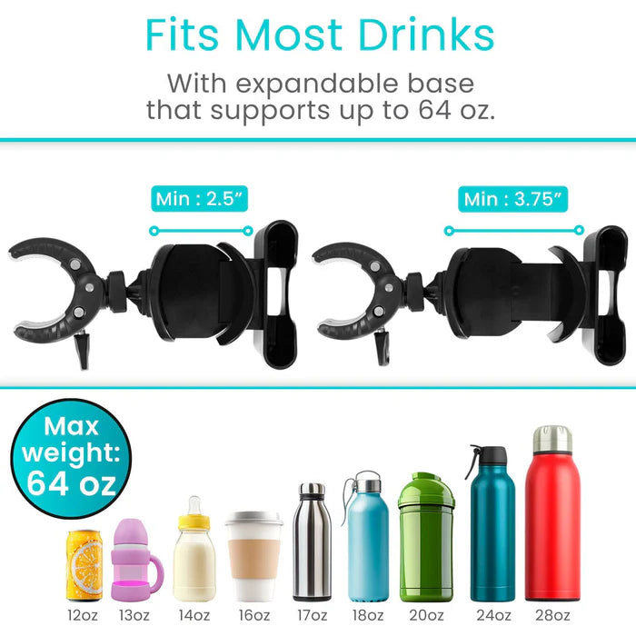 Vive Attachable Cup and Phone Holder