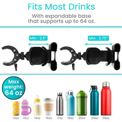Vive Attachable Cup and Phone Holder
