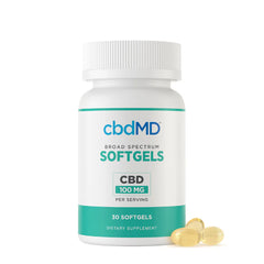 cbdMD Broad Spectrum CBD Softgels
