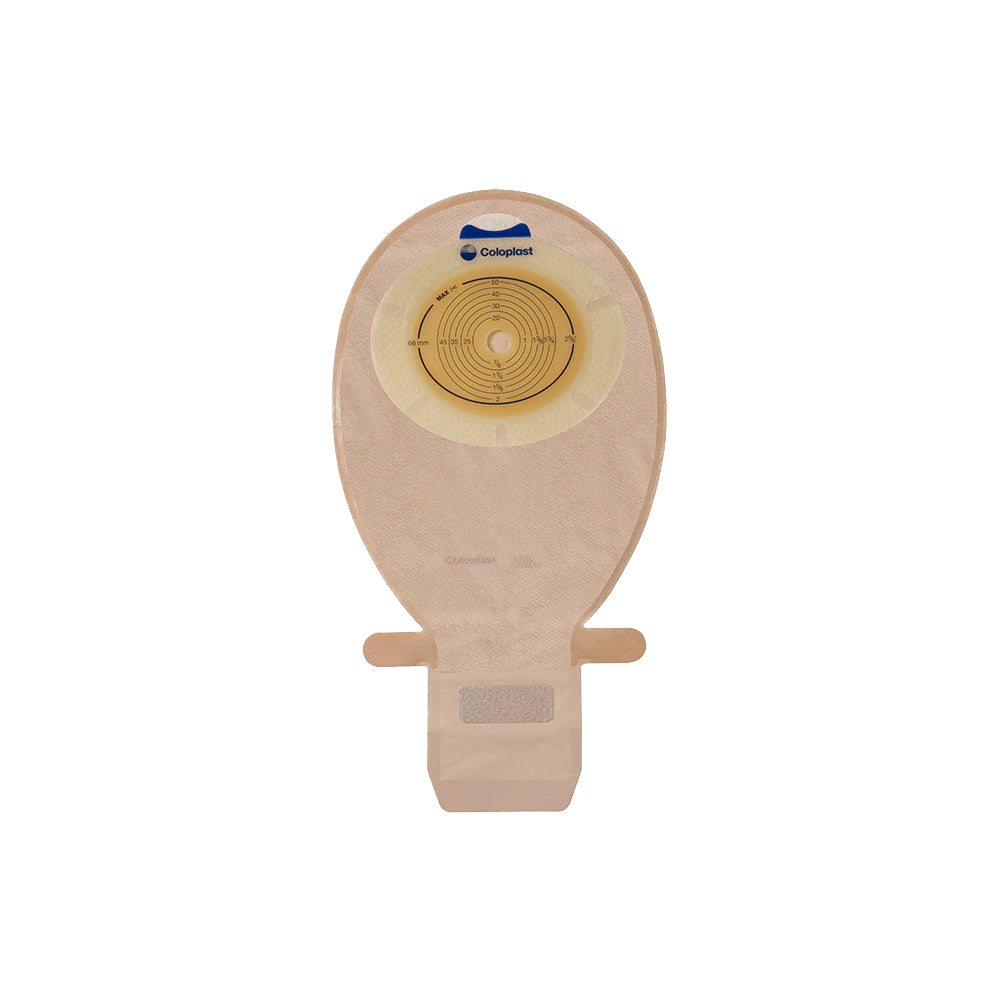 Coloplast SenSura® Flat Standard Wear EasiClose™ WIDE Outlet Drainable Pouches