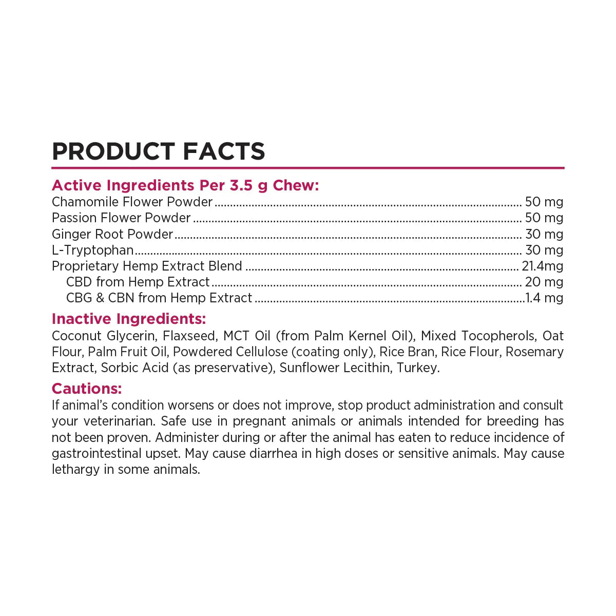 cbdMD Broad Spectrum CBD Dog Calming Chews