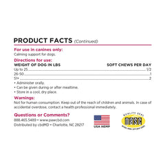 cbdMD Broad Spectrum CBD Dog Calming Chews