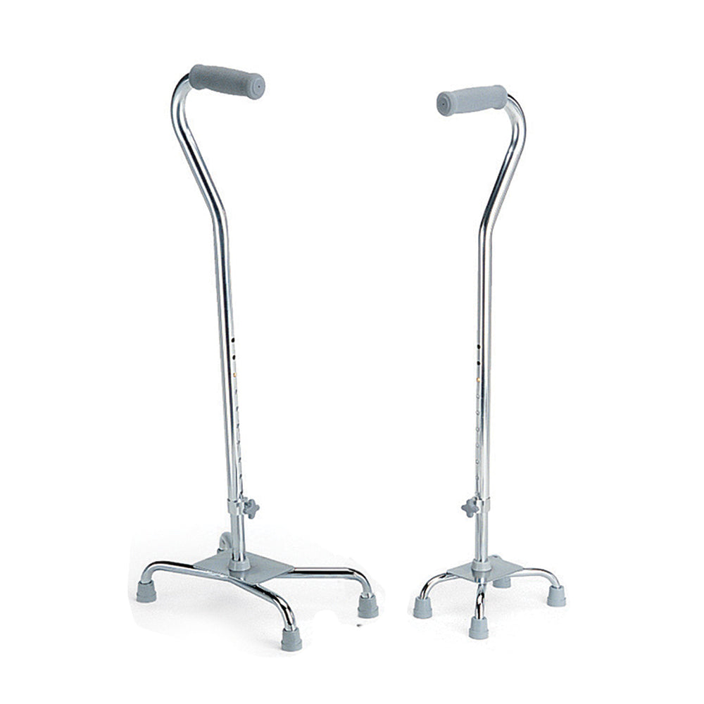 Medline Industries Chrome Quad Cane