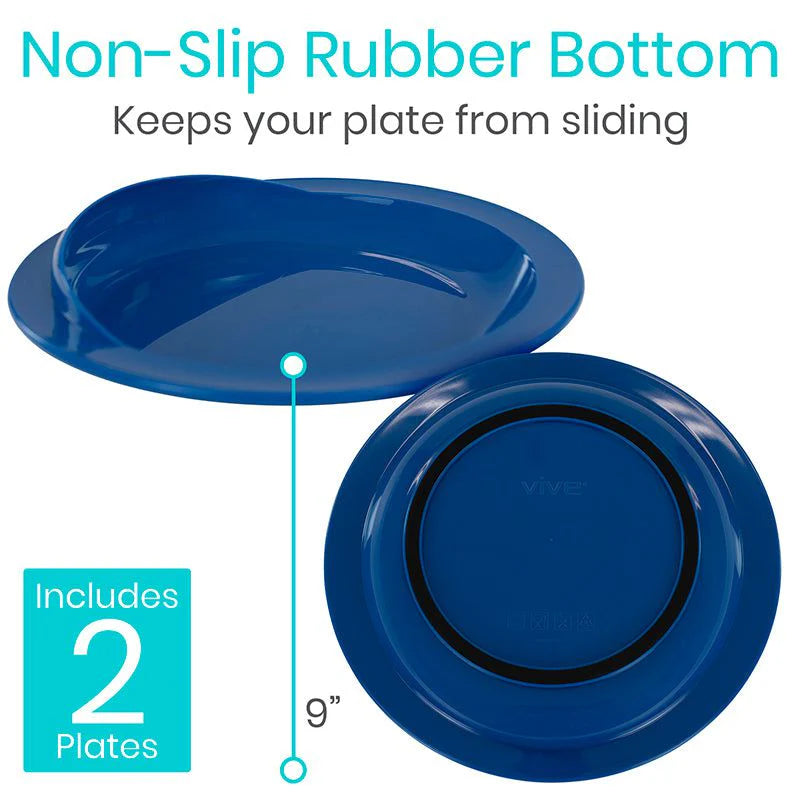 Vive Spill-Proof Scoop Plate (2 Pack)