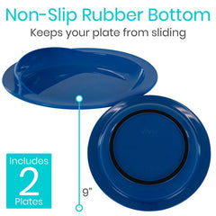 Vive Spill-Proof Scoop Plate (2 Pack)