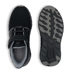 ANODYNE No. 46 Men's Sport Jogger w/ Heel Assist ( Black Grey)