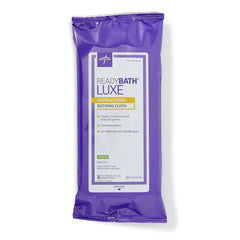 Medline Industries ReadyBath LUXE Total Body Cleansing Heavyweight Washcloths