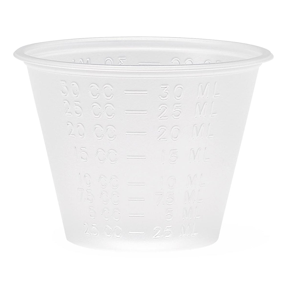 Nonsterile Graduated Plastic Medicine Cups