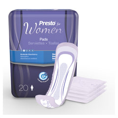 Presto Moderate Pads for Women