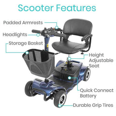 Vive 4 Wheel Scooter Bundle