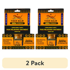 Tiger Balm Ultra Strength Pain Relief Ointment, 0.63 oz Jar, Relieves Backaches, Sore Muscles, Strains
