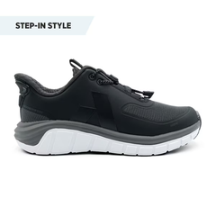 ANODYNE No. 23 Women's Sport Runner w/ Heel Assist (Black Grey)