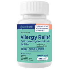 Welmate Allergy Relief | Cetirizine HCl 10 mg |  24 Hour