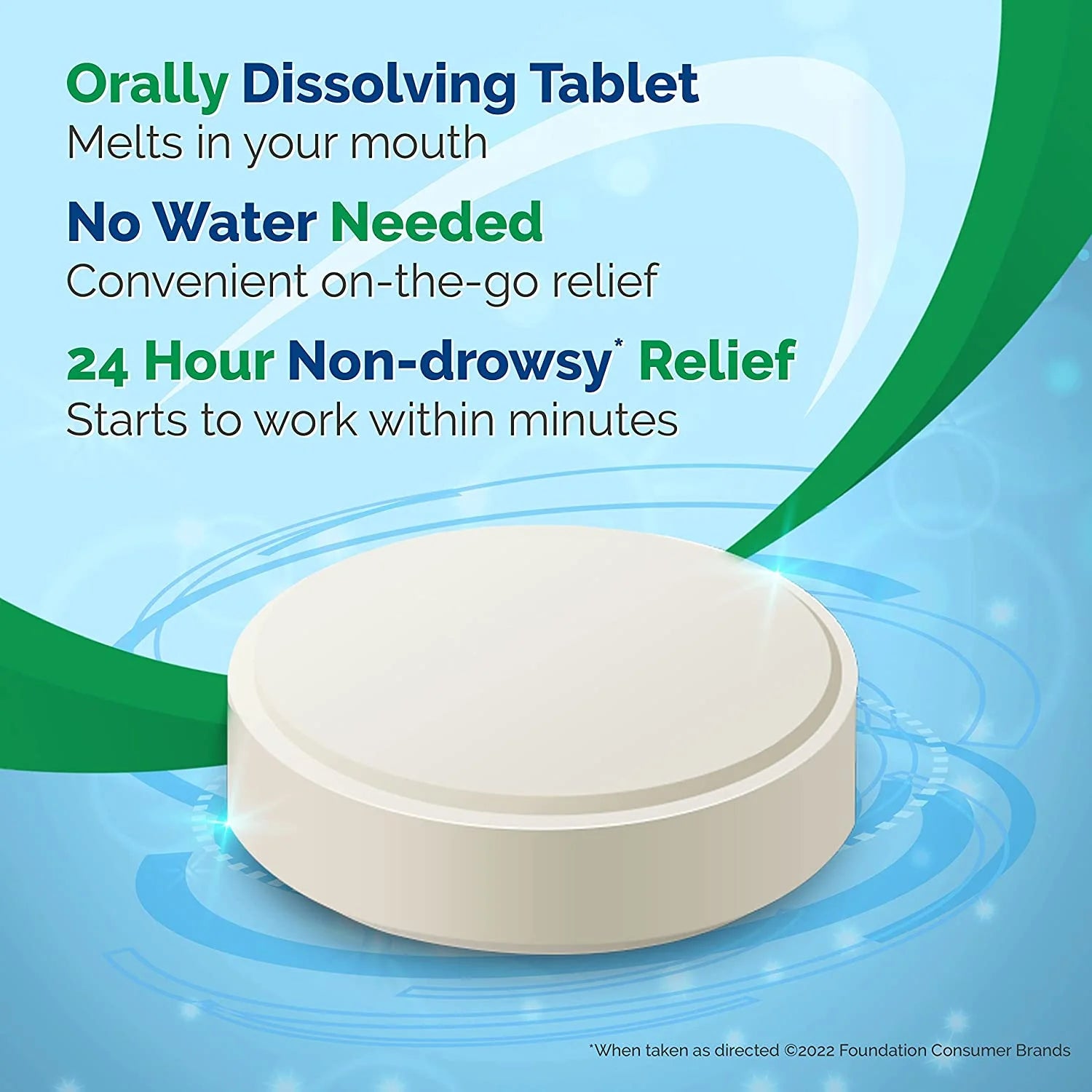 Alavert Allergy 24 Hour Relief, Citrus Burst Flavor, Orally Disintegrating Allergy Tablets, Non-drowsy Antihistamine, Loratadine