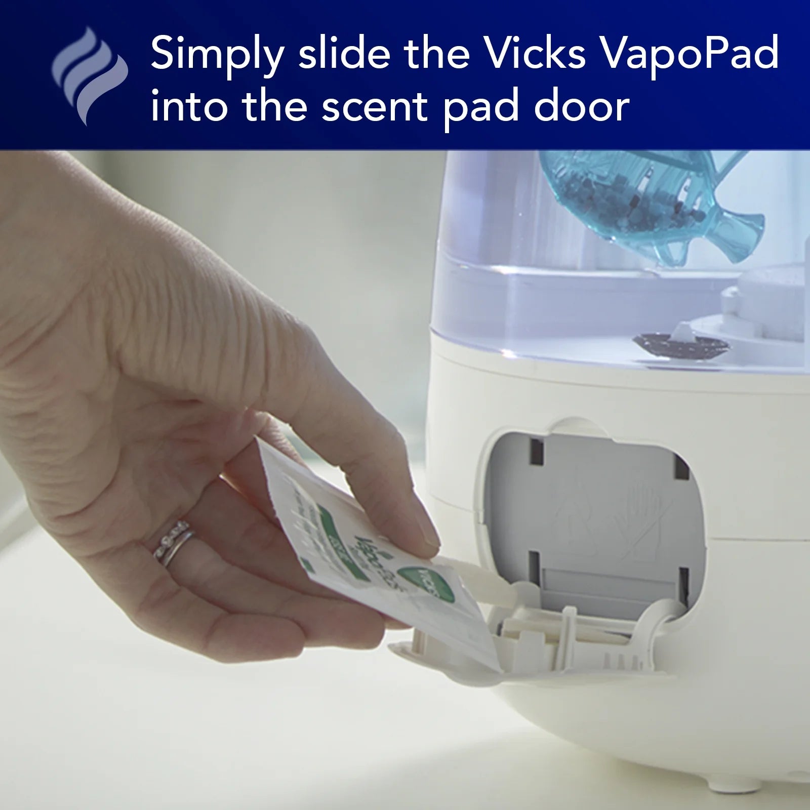 Vicks Vapo Pads Soothing Menthol, Sinus or Allergy Relief, 12 Pack