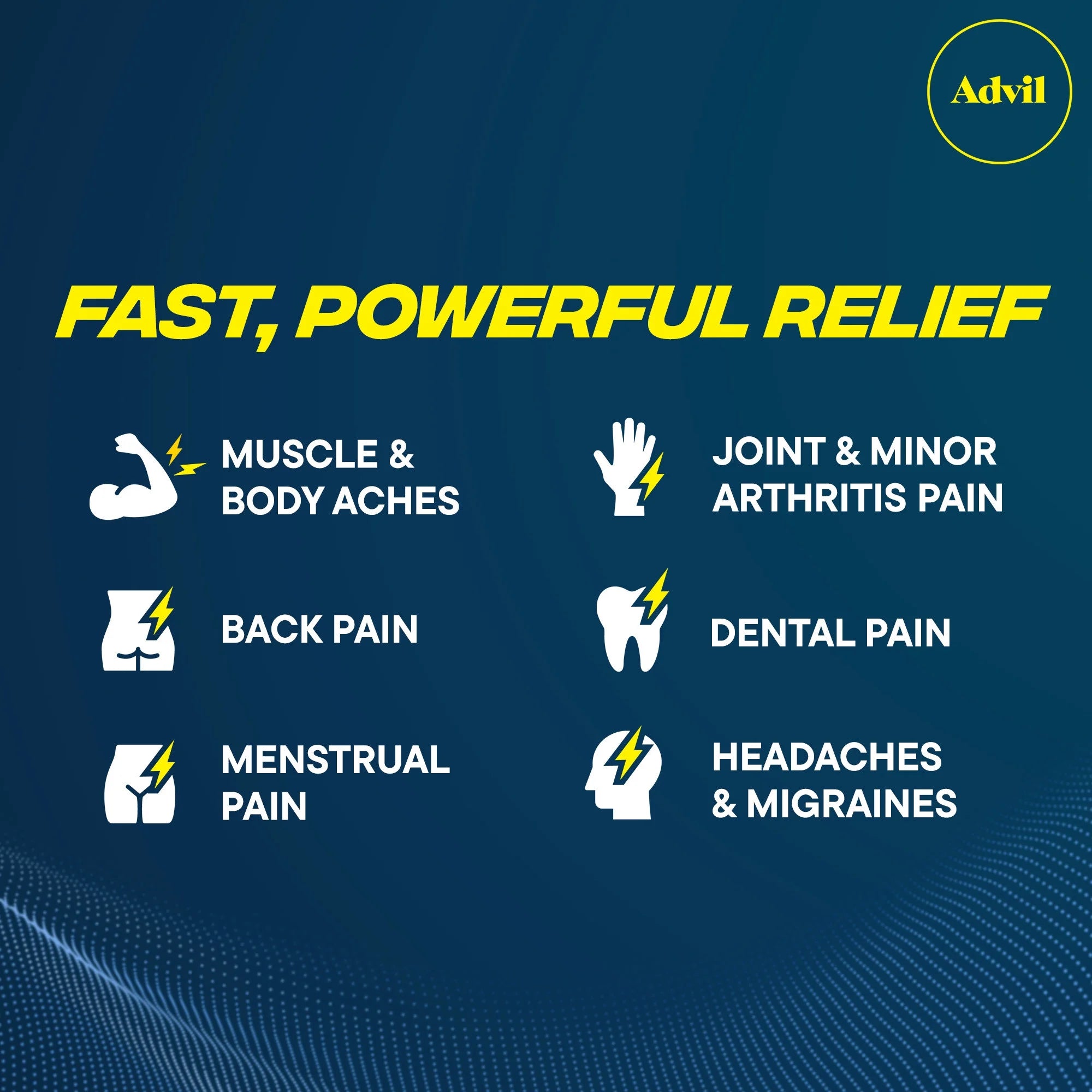 Advil Dual Action Pain Relievers Coated Caplets, 125 mg Ibuprofen and 250 mg Acetaminophen, 72 Count