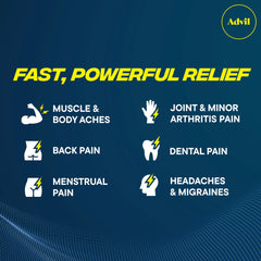 Advil Dual Action Pain Relievers Coated Caplets, 125 mg Ibuprofen and 250 mg Acetaminophen, 72 Count