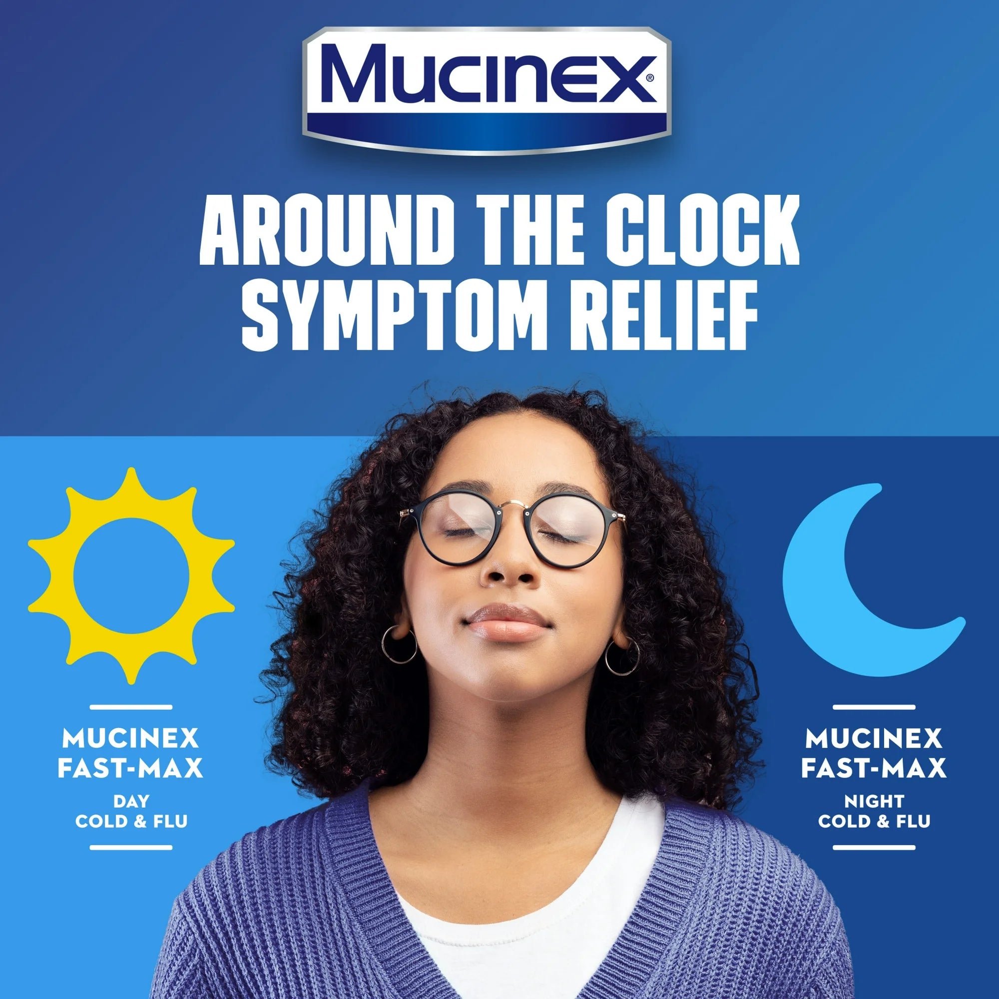 Mucinex Fast-Max Day Cold & Flu & Night Cold & Flu Medicine, OTC Cough Relief, 24 Liquid Gels