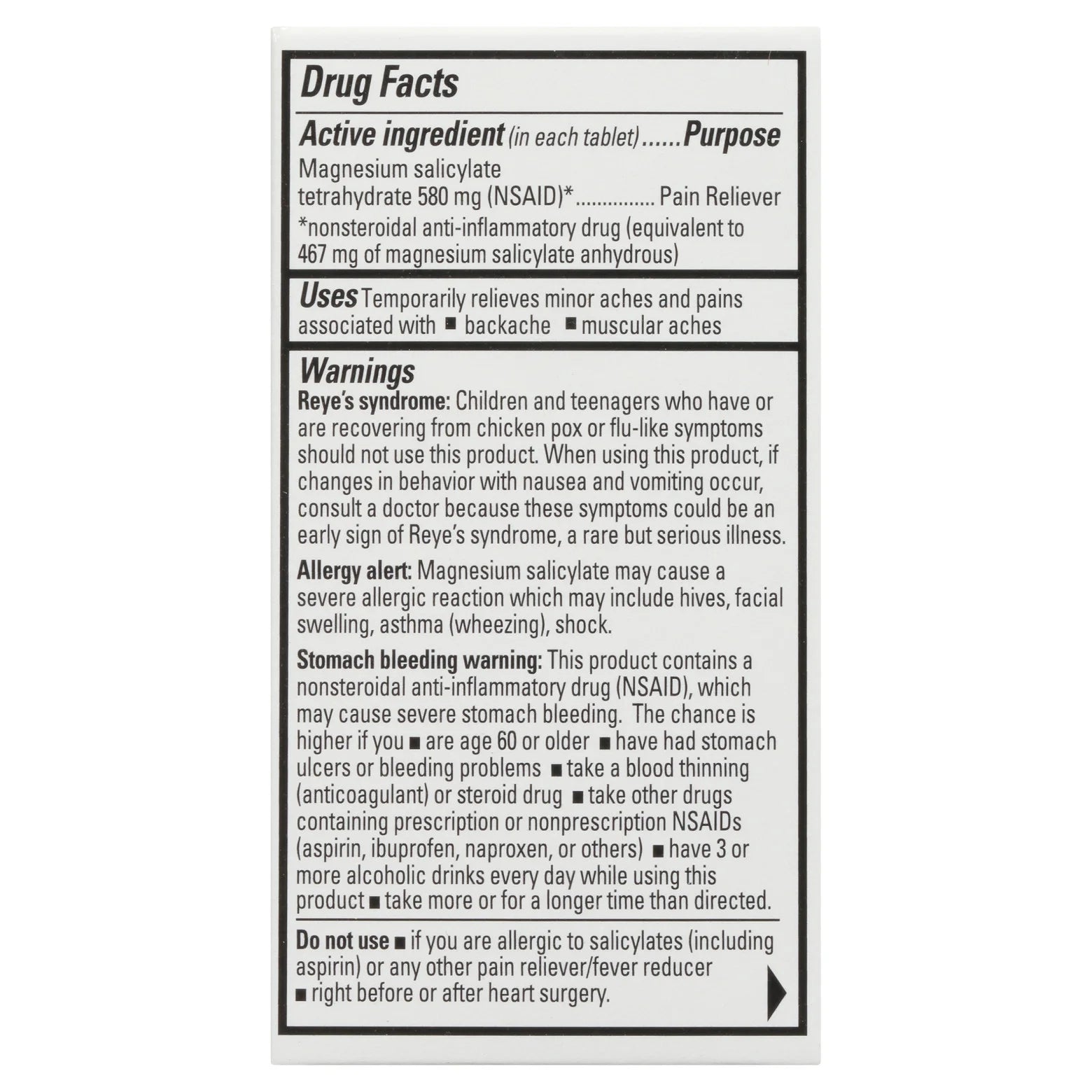 Percogesic Maximum Strength Backache Relief, Fast Acting Pain Reliever, 48 Coated Tablets