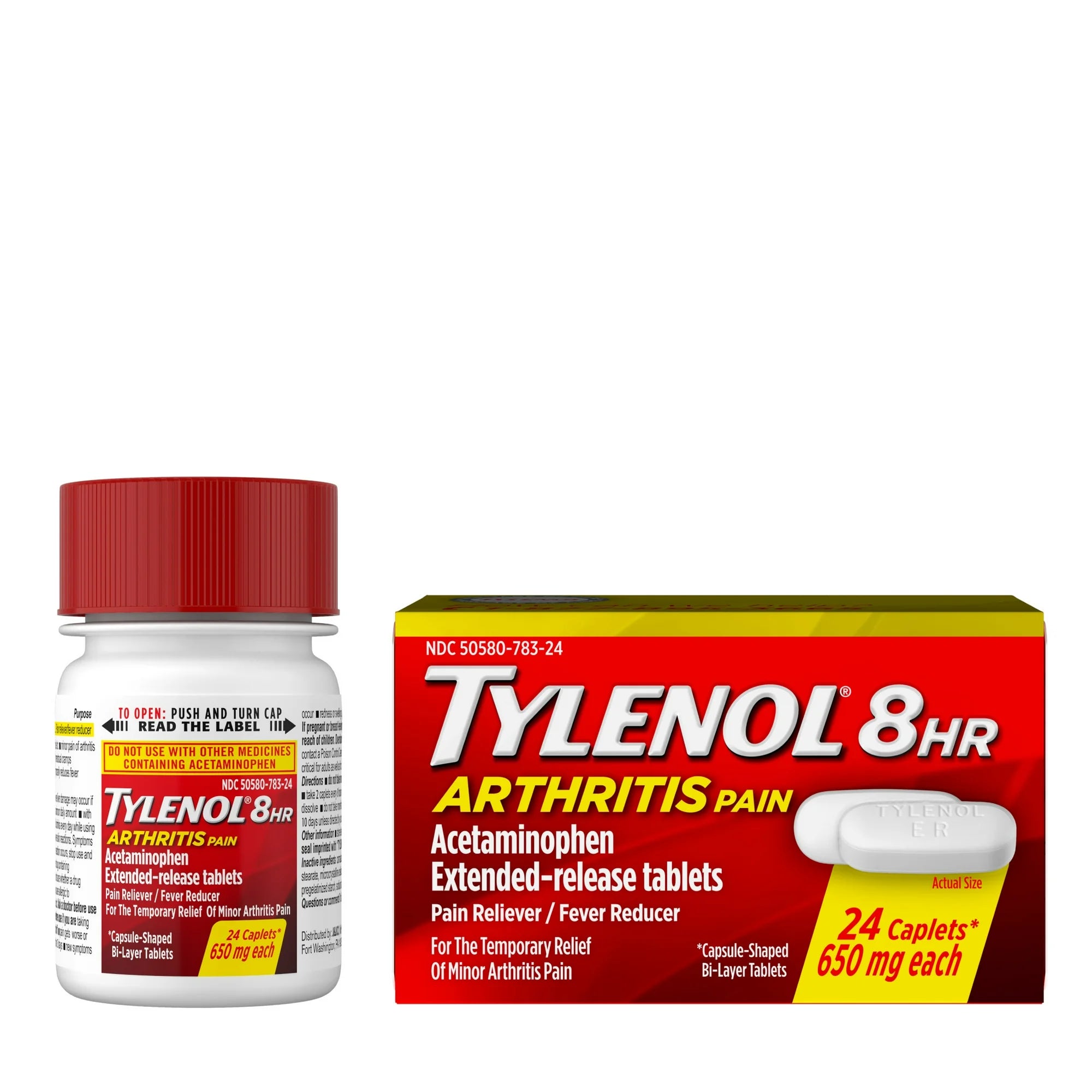 Tylenol 8 Hour Arthritis & Joint Pain Acetaminophen Caplets
