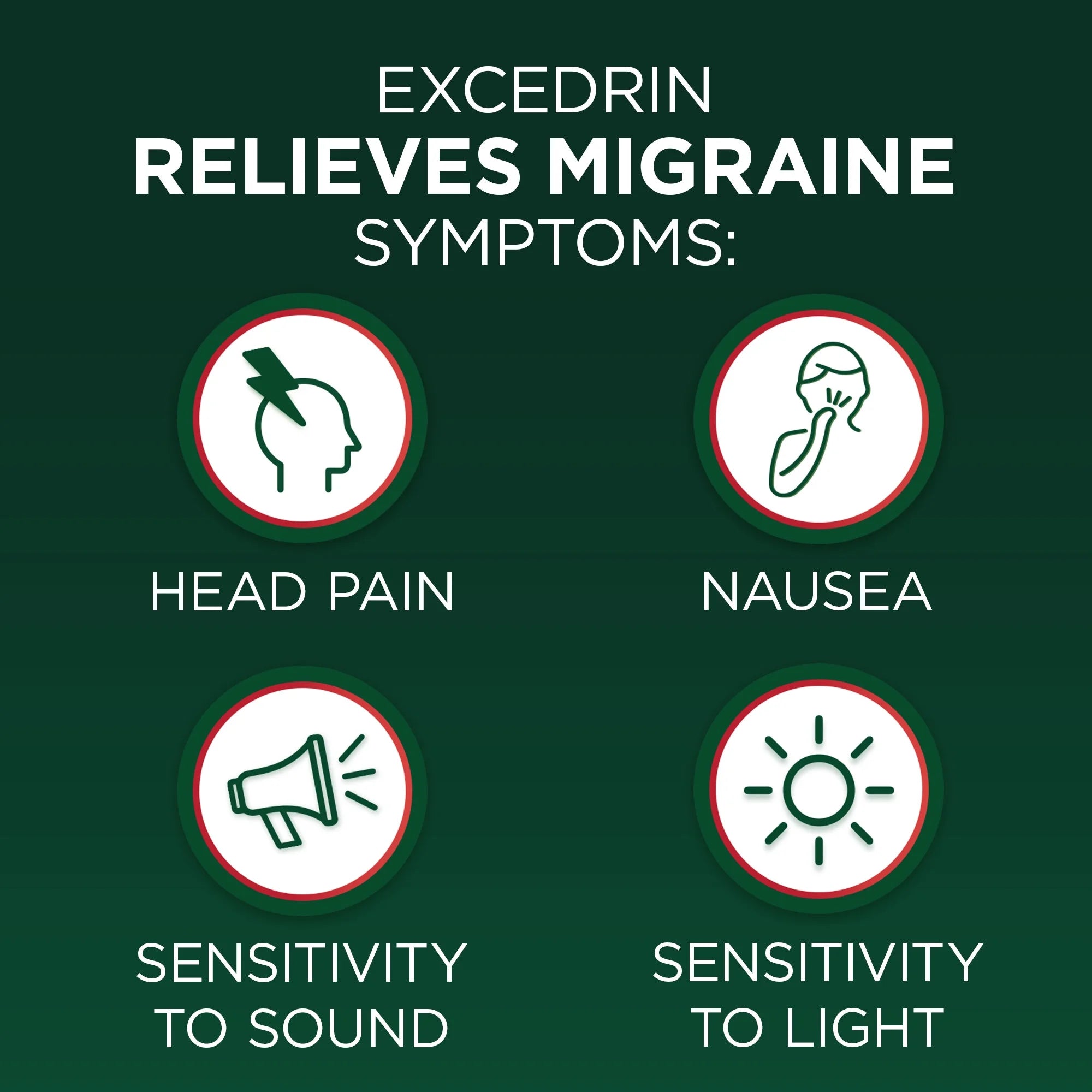 Excedrin Migraine Caplets for Migraine Headache Relief - 200 Count