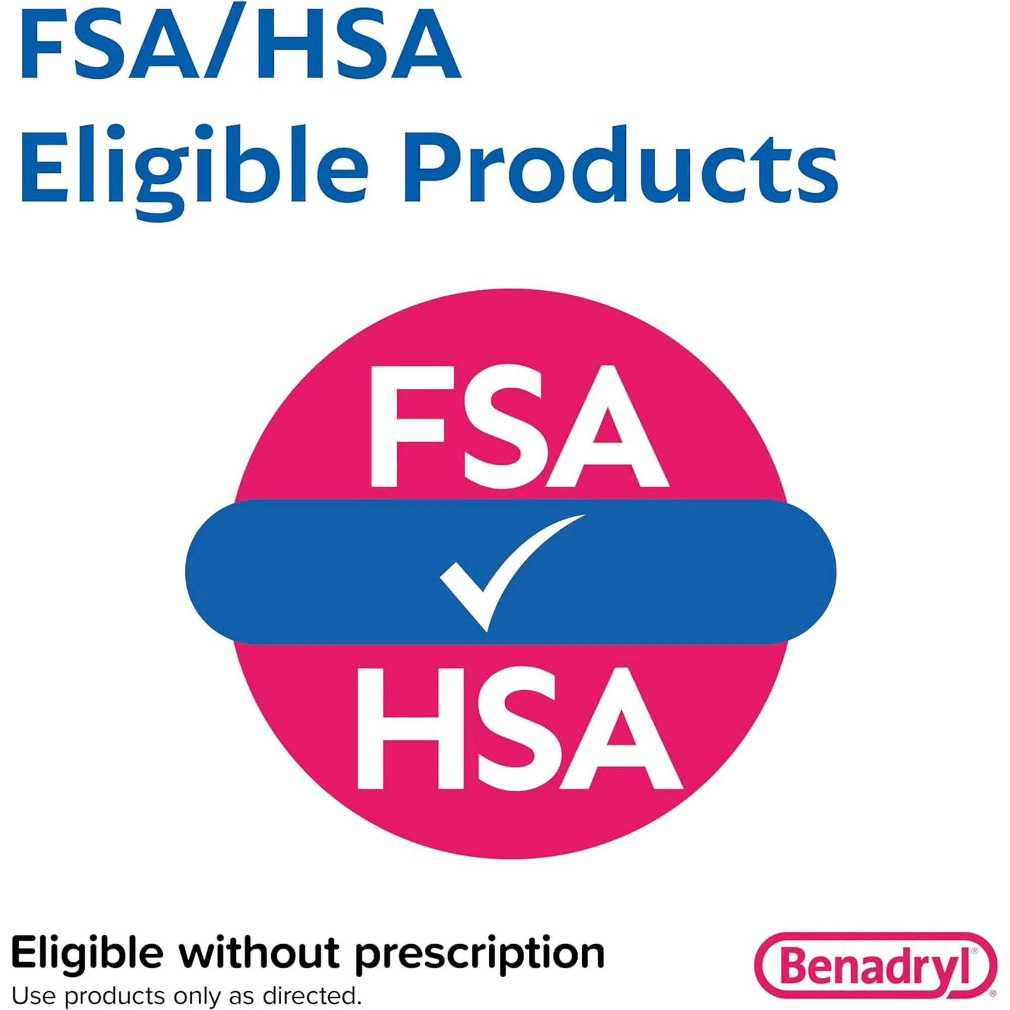 Benadryl Allergy Ultratabs Diphenhydramine HCl 25 mg Antihistamine Tablets