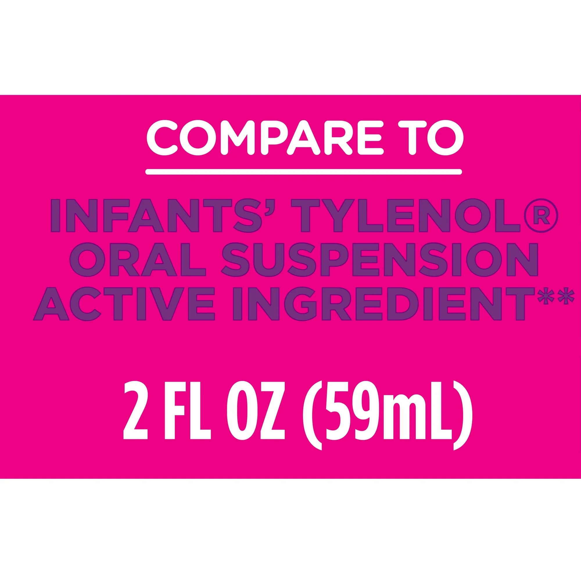 Parent's Choice Infants' Pain and Fever Acetaminophen, 160 mg, Grape, 2 fl oz