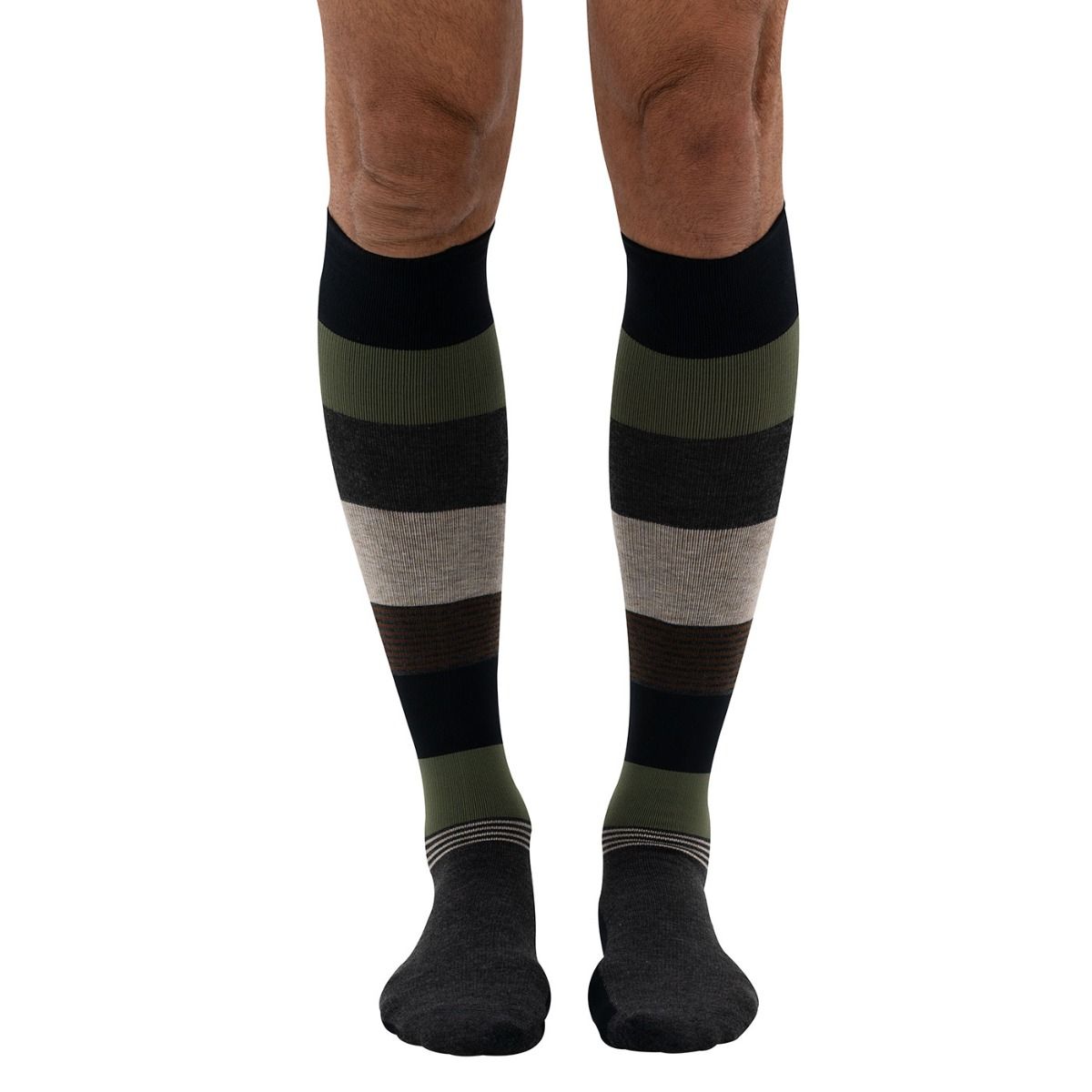 Dr. Comfort Everyday Style N-G-Neer Color Block Unisex Compression Socks