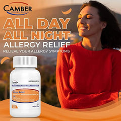 Camber Consumer Care 24hr Allergy Relief Levocetirizine Tablets, 5mg, 1000ct